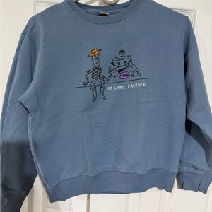 Toy Story Pixar Disney Uniqlo Kids So Long, Partner Blue Sweatshirt — Limited ed